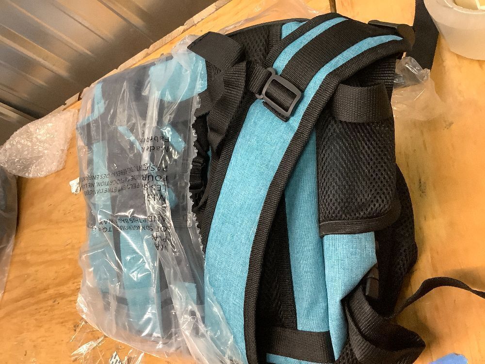 PetAmi Dog Bike Basket, Soft-Sided Ventilated Dog Bike Carrier Backpack, Pet Bicycle Basket for Bike Handlebar, Small Medium Puppy Cat Kitten Car Booster Seat with Safety Strap, Max 18 lbs, Blue - Image 2 - Lot 9278