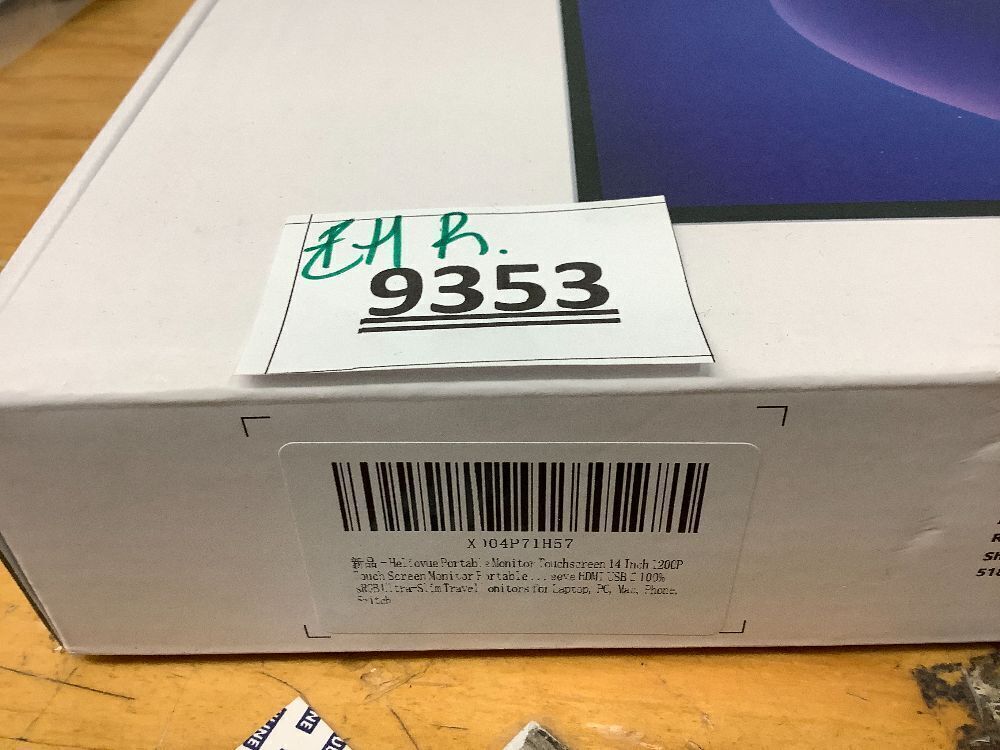 Portable Monitor Touchscreen 14 Inch 1200P Touch Screen Monitor Portable with Protective Sleeve CNC Metal HDMI USB C 100% sRGB Ultra-Slim Travel Monitors for Laptop, PC, Mac, Phone, Switch - Image 4 - Lot 9353