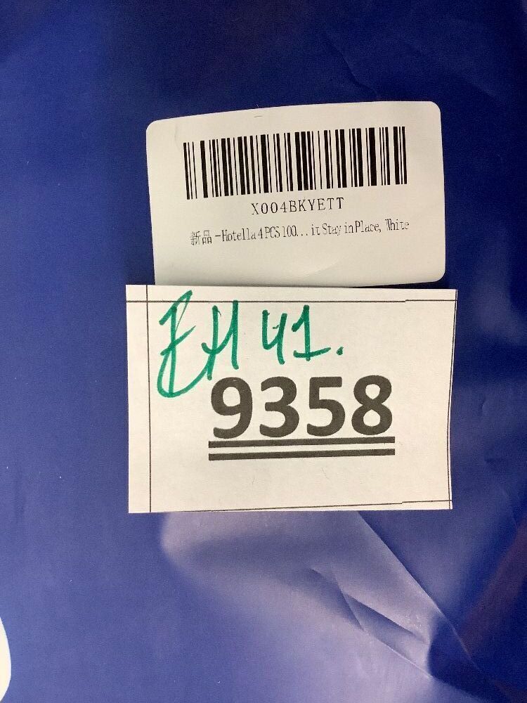 Hotella 4 Pack 100% Microfiber California King Size Fitted Sheet Only, 72"x84" Hotel Quality Deep Pocket Bottom Sheet for 14" Matress, Machine Washable, Non-Fade, Snug Fit & Stay in Place, White - Image 4 - Lot 9358