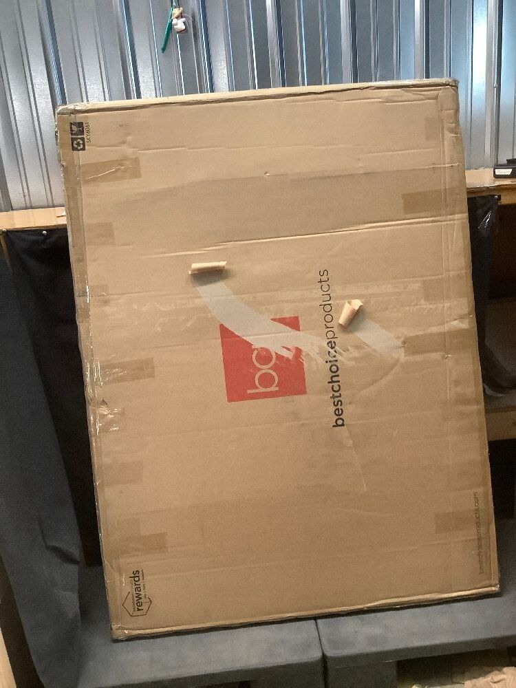 2-Panel Wrought Iron Geometric Fireplace Screen w/ Magnetic Doors - 44x33in - Image 2 - Lot 9386