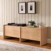 Torme 72" Media Unit - White Oak - Thumbnail 1