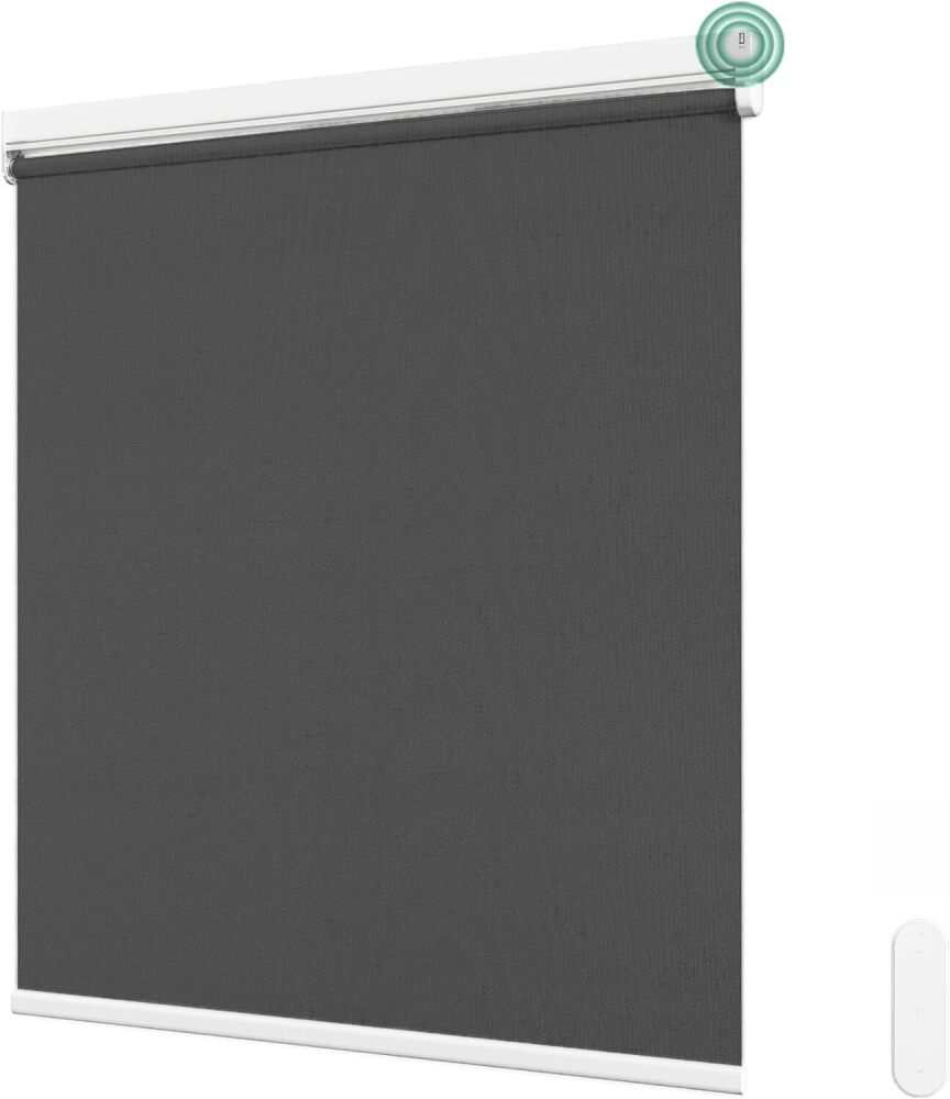 Allesin Motorized Roller Blinds with Remote Control for Windows, Blackout Smart Roller Shade, Battery Powered Electric Smart Blind - Image 1 - Lot 9113