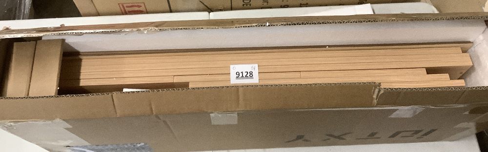 IOTXY Wooden Open Shelf Bookcase - 3-Tier Floor Standing Display Cabinet Rack with Legs, 5 Cubes Bookshelf, Pear Yellow - Image 2 - Lot 9128