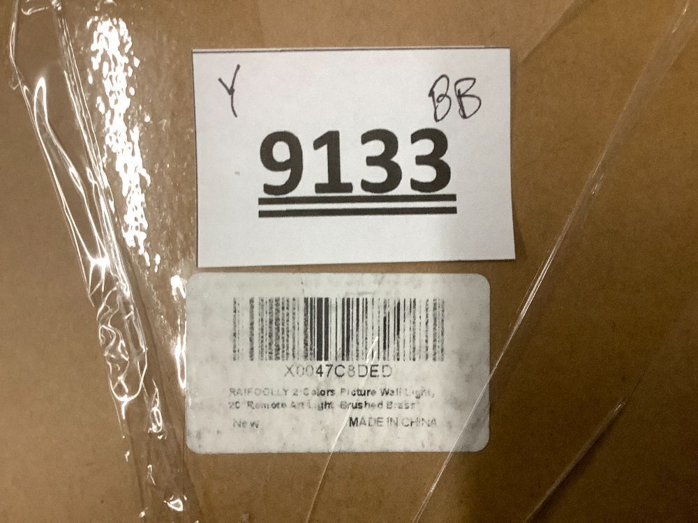 Picture Light,Picture Lights for Wall Cordless,20" Picture Lights with Timer and Dimmable,Battery Wall Lights for Display Gallery Painting Art Frame Portrait-Brass - Image 5 - Lot 9133