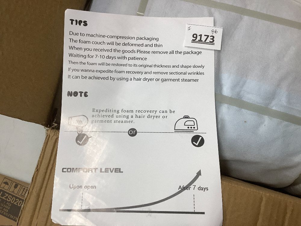 22Pcs Modular Kids Play Couch for Toddler - Kids Sofa Bed for Playroom, Convertible Furniture Ocean Theme Modular Sofa Building Fort for Inspiring Creativity - Image 3 - Lot 9173