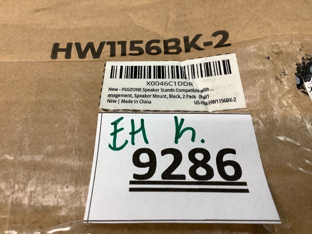 Adjustable Height Speaker Stands Compatible with SONOS Era 300 and Era 100, Height Adjustable up to 42.6'', Floor Stands with Cable Management, Speaker Mount, Black, 2 Pack (Pair) - Image 4 - Lot 9286