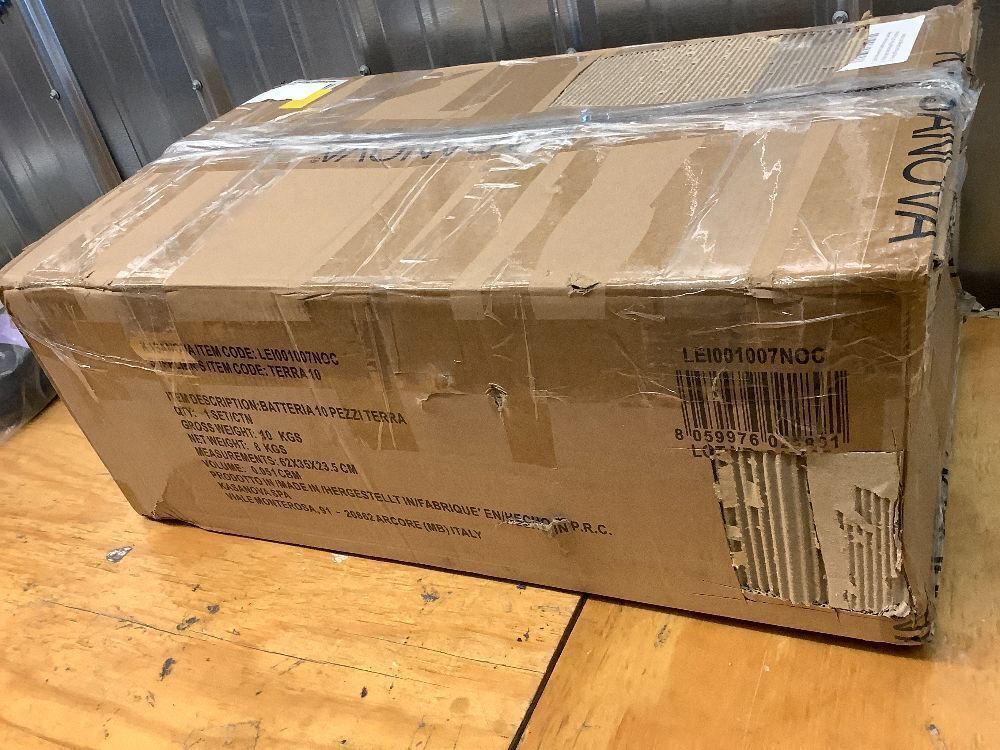 Pots and Pans set for cooking nonstick, 10Pcs, Durable Aluminum cookware set, PFOA-free, Kitchen pans set with glass lid, Induction safe, Taupe (10) - Image 3 - Lot 9225