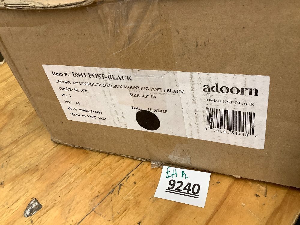 Adoorn In-Ground Mailbox Mounting Post for Easy Install, 43" x 4" x 4", Heavy Duty Mailbox Post - Image 4 - Lot 9240