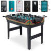 10-in-1 Combo Game Table Set w/ Pool, Foosball, Ping Pong, Chess - 2x4ft - Thumbnail 1
