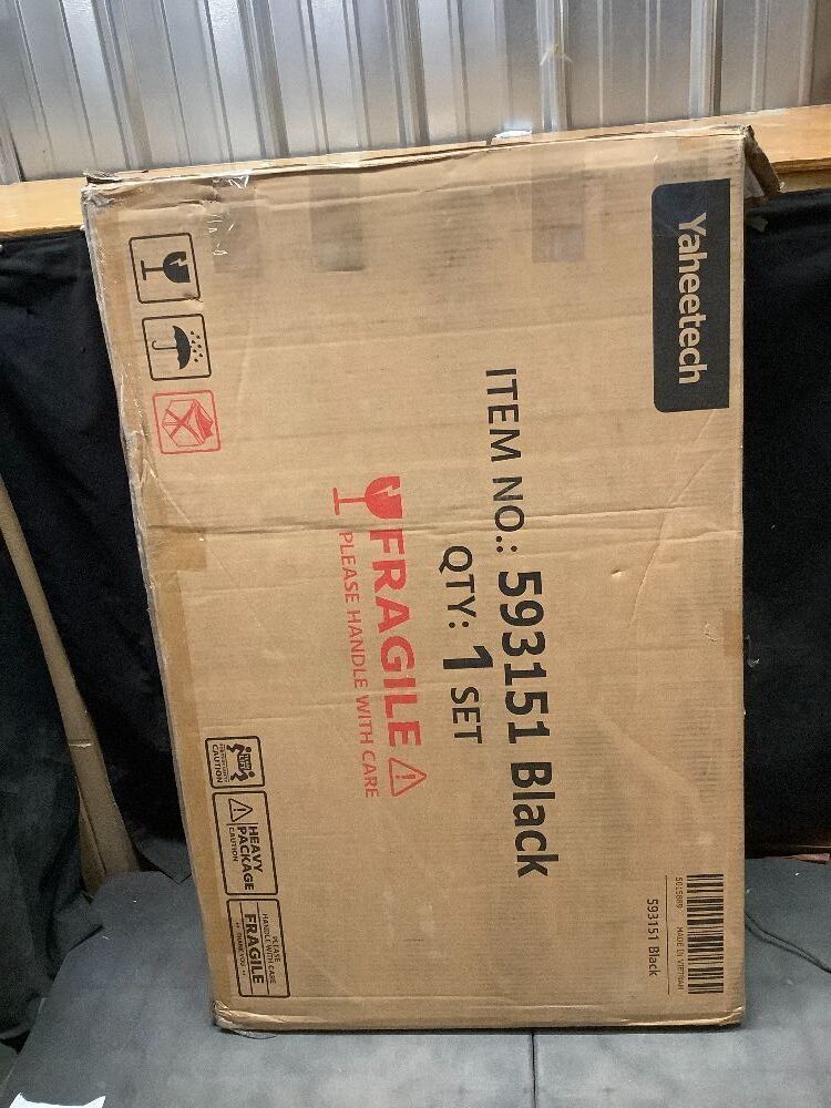 Yaheetech Double Door Collapsible Wire Dog Crate, Black, 36-inch - Image 3 - Lot 9274