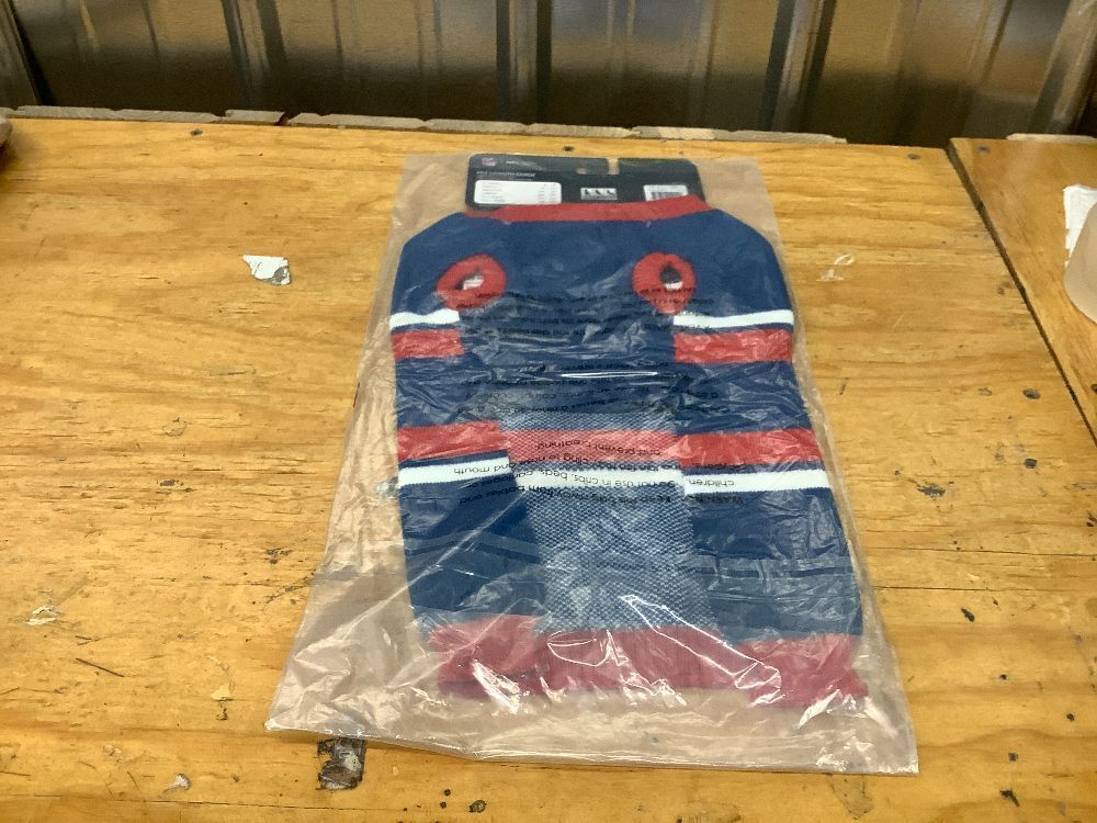 Pets First NFL Buffalo Bills Dog Sweater, Size Medium. Warm and Cozy Knit Pet Sweater with NFL Team Logo, Best Puppy Sweater for Large and Small Dogs, Team Color - Image 3 - Lot 9390