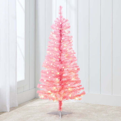 Prelit Colorful Mini Spruce Christmas Tree w/ LED Lights - 4ft - Lot 9346