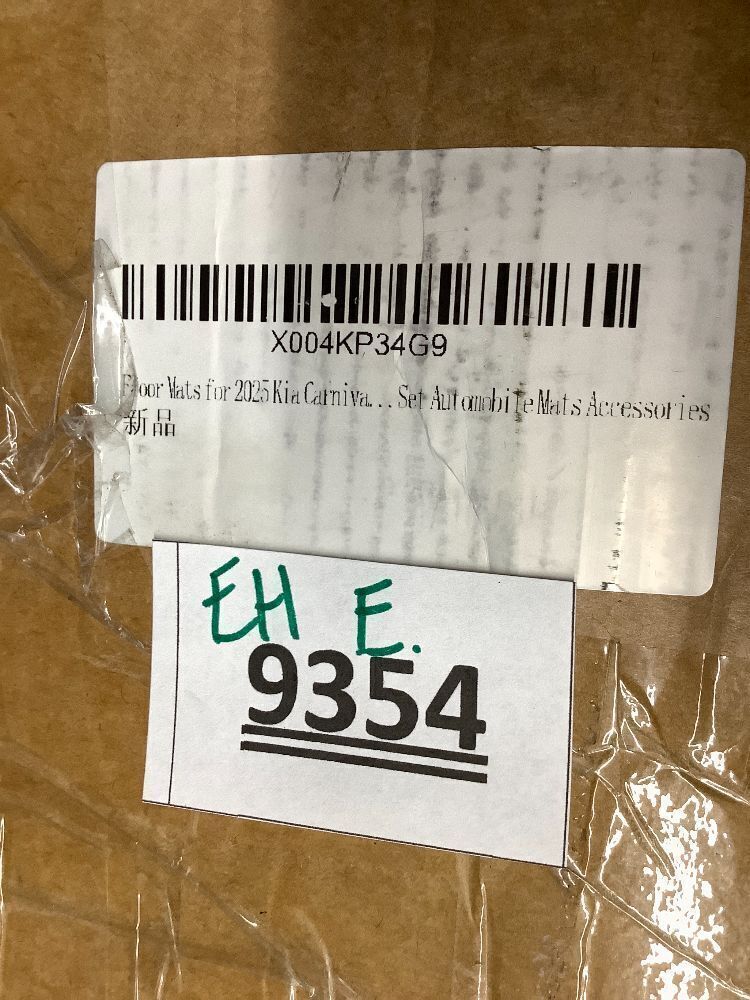 Floor Mats for 2025 KIA Carnival Hybrid Version 8 Seats - Image 4 - Lot 9354