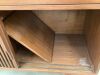Jokuna 48" Vinyl Media Unit - Walnut - Thumbnail 3