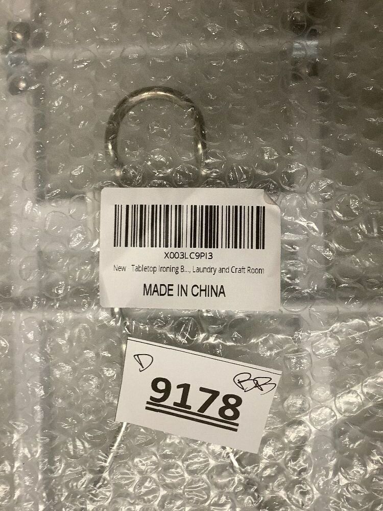 Tabletop Ironing Board with Folding Legs, Portable Small Ironing Board with Extra Thick Heavy Duty Cotton Padding Cover, Space Saving Mini Iron Board for Dorms, Laundry and Craft Room - Image 5 - Lot 9178