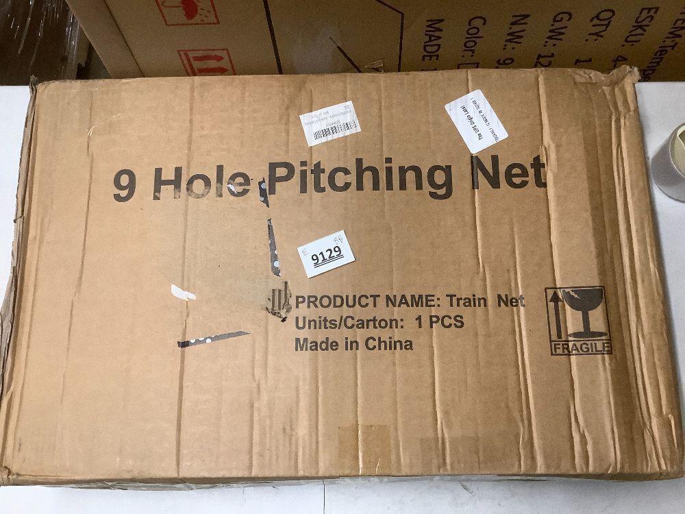 9 Hole Pitching Net with Strike Zone, Baseball Pitching Target, Softball Pitching - Image 4 - Lot 9129