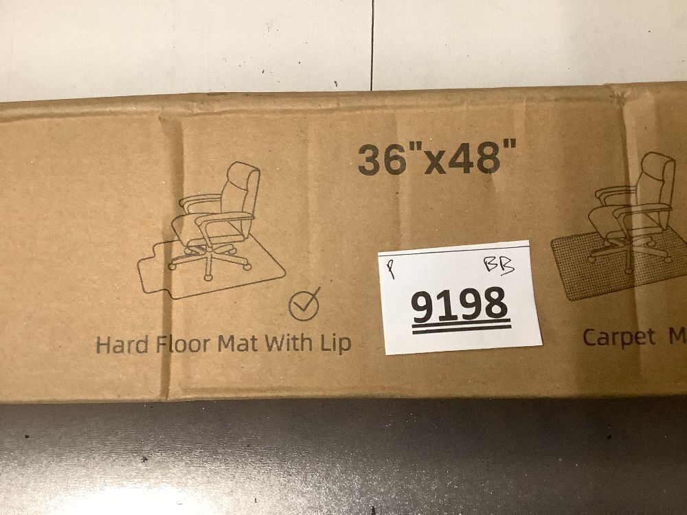 KMAT Office Chair Mat,Easy Glide Hard Wood Tile Floor Mats,Chair Mat for Home Office Rolling Chair,Heavy Duty Floor Protector -36"x48" with Lip - Image 4 - Lot 9198
