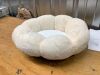 Pet Bed for Small Dogs, Washable Soft Comfortable Dog Bed, Cute Round Flower - Thumbnail 2
