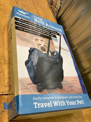 Roll Around Travel Dog Carrier Backpack - Lot 9330