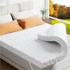 Memory Foam Mattress Topper - 3 Inch Gel Mattress Pad for Pressure Relief, Premium Soft Cooling Sleep Bed Topper, -twin - Thumbnail 1