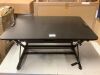 SHW 32-Inch Height Adjustable Standing Desk Converter Riser Workstation, Black - Thumbnail 3