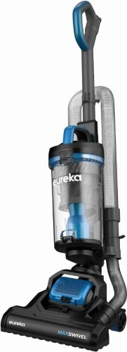 Eureka NEU250 Max Swivel Multi-Surface Deluxe Upright Vacuum, Black/Blue, 2.6-L - Lot 9524