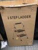 2 Step Ladder, Protable Steel Folding Stool with Wide Anti-Slip Pedal, 500lbs Sturdy Steel Ladder - Thumbnail 3
