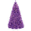 Pre-Lit Artificial Purple Christmas Tree w/ Incandescent Lights - Thumbnail 1