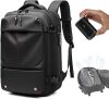 Vacpack Backpack, Air Backpack With Pump, 60L Expandable Backpack with Vacuum Compression, Anti Theft Vacpack Travel Vacuum Backpack (black) - Thumbnail 1