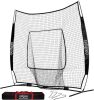 7×7ft Baseball Softball Practice Net- Portable Baseball Net for Batting, Hitting, Pitching Come with Carry Bag, Training for Players of Any Skill Level - Easy Setup - Thumbnail 1