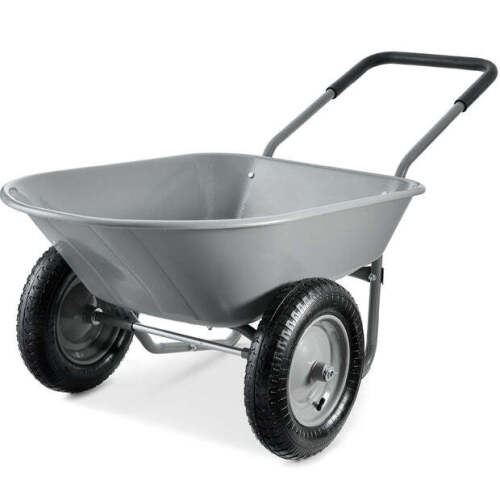 Dual-Wheel Wheelbarrow Garden Cart - Lot 9712