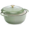 Cast-Iron Dutch Oven Kitchen Cookware w/ Enamel, Handles - 6qt - Thumbnail 1