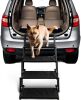 Dog Stairs for Car - Foldable Dog Ramps for Large Dogs with Non Slip Surface, Portable Dog Steps for Cars and SUV, Truck, Support Up to 200 Lbs - Thumbnail 1