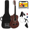 Beginner Acoustic Guitar Set w/ Case, Strap, Extra Strings - 38in - Thumbnail 1