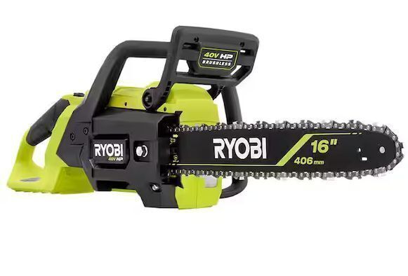 RYOBI 40V HP Brushless 16 in. Battery Cordless Electric Chainsaw (Tool Only) - Image 1 - Lot 71JF