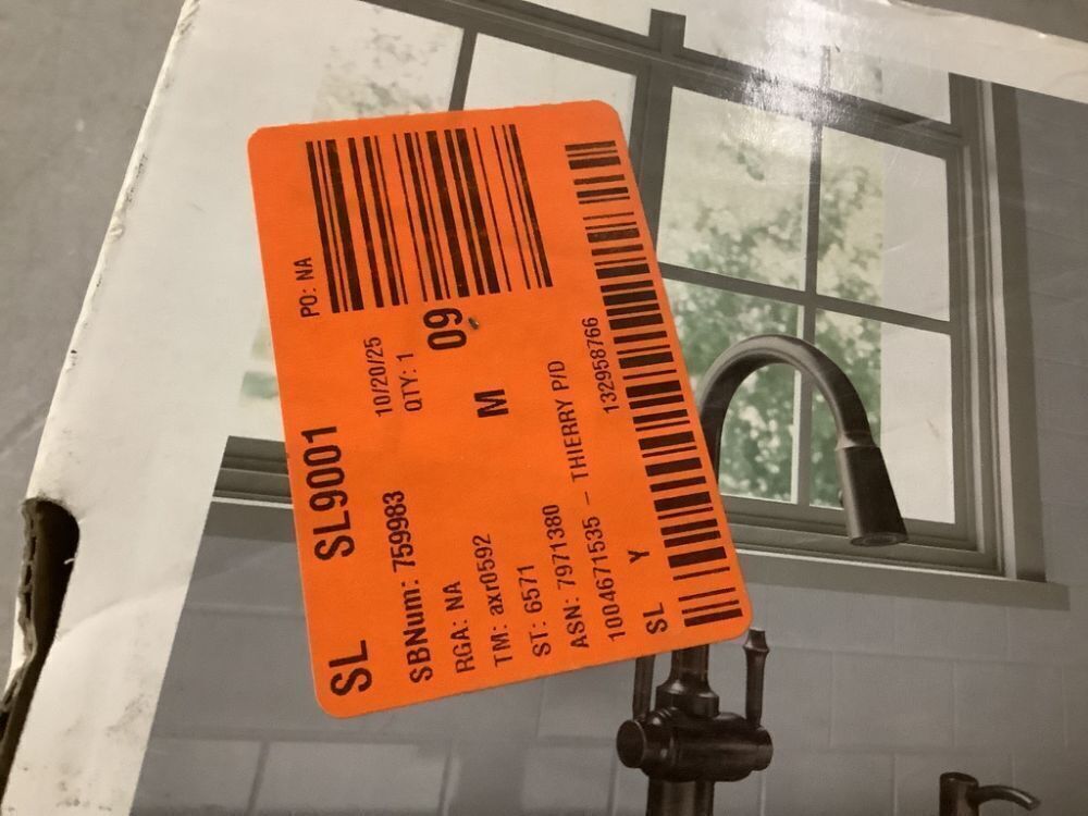 KOHLER Thierry Two Handle Pull-Down Sprayer Kitchen Faucet with Soap Dispenser in Oil-Rubbed Bronze - Image 5 - Lot 93JF