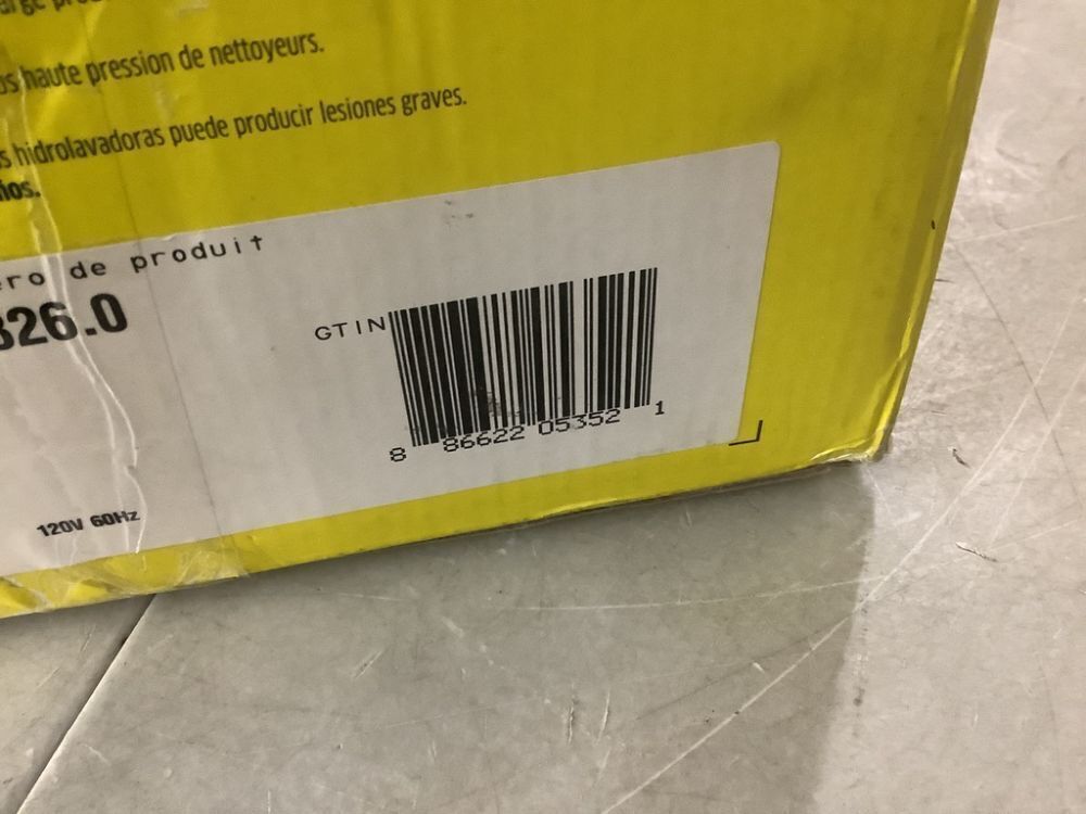 Karcher K 3-Horizontal FJ Cold Water Electric Pressure Washer, 1800 psi, 1.45 GPM, 2-Spray Wands, Foam Jet, Hose, Compact Design - Image 4 - Lot 96JF