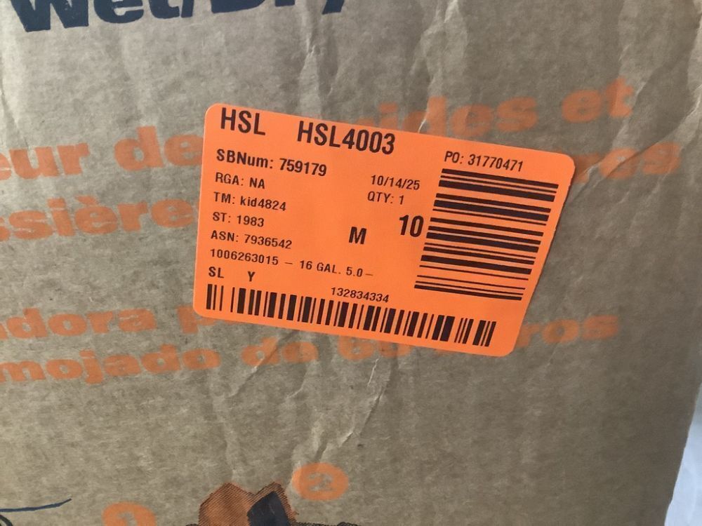 RIDGID 16 Gal. 5.0 Peak HP NXT Shop Vacuum Wet Dry Vac with General Debris Filter, Locking Hose and Attachments HD1640 - Image 6 - Lot 97JF