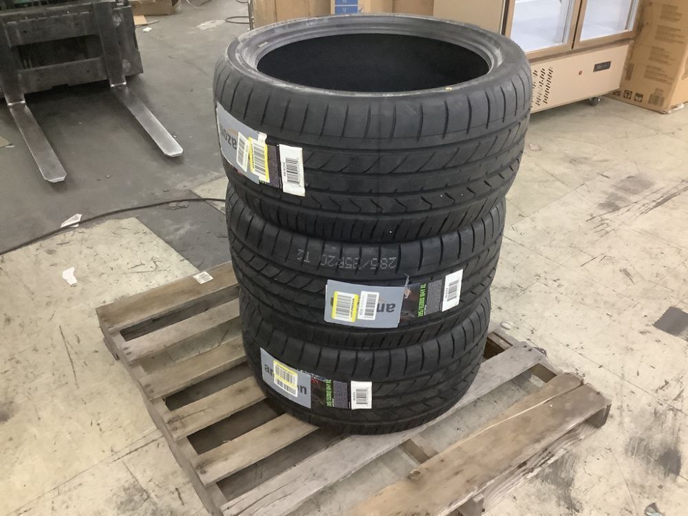 Lot of (3) Atturo AZ850 285/35R20 Tires - Image 1 - Lot 100JF