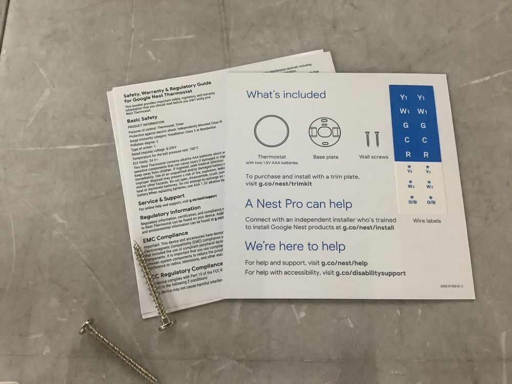 Google Nest Smart Programmable Wi-Fi Thermostat, Charcoal - Image 4 - Lot 133JF