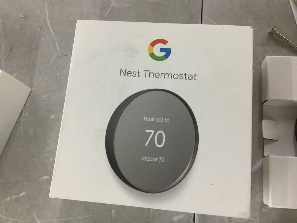 Google Nest Smart Programmable Wi-Fi Thermostat, Charcoal - Image 5 - Lot 133JF