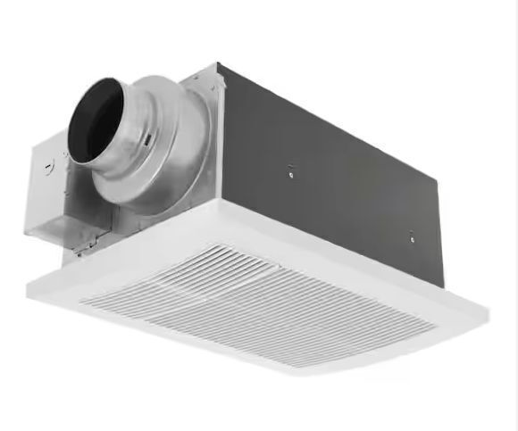 Panasonic Whisper Cozy DC 80/110 CFM Pick-A-Flow Ceiling Bathroom Exhaust Fan/Heater with Flex-Z-Fast Easy Install Bracket - Image 1 - Lot 134JF