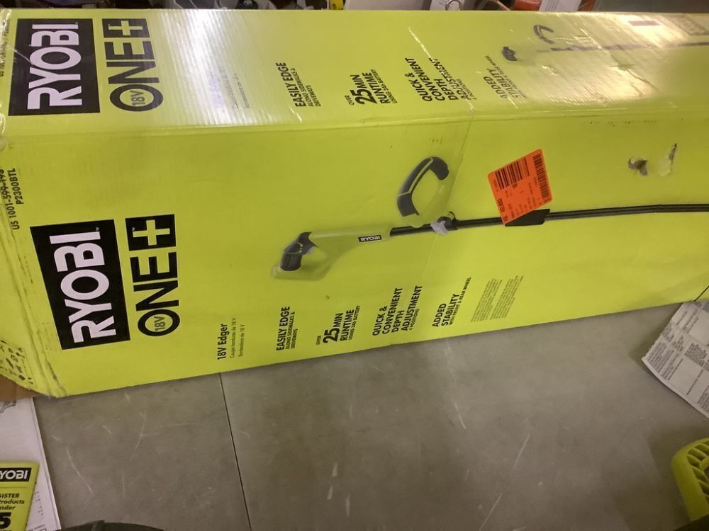 RYOBI ONE+ 18V 9 in. Cordless Battery Edger (Tool Only) - Image 6 - Lot 136JF