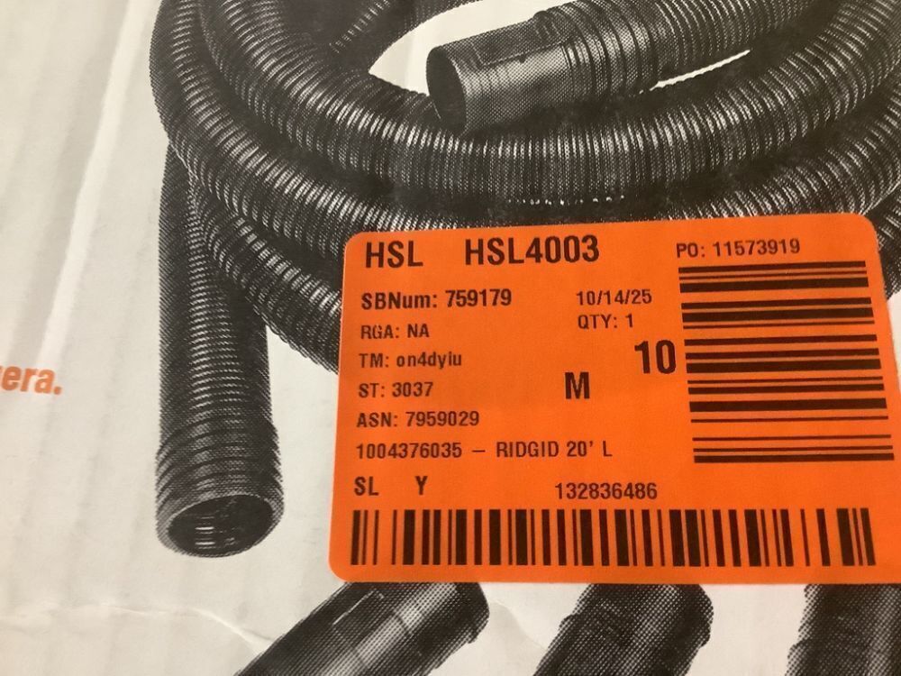 RIDGID 2-1/2 in. x 20 ft. LA2522 DUAL-FLEX Locking Vacuum Hose Kit Accessory for RIDGID Wet Dry Vacs - Image 3 - Lot 137JF