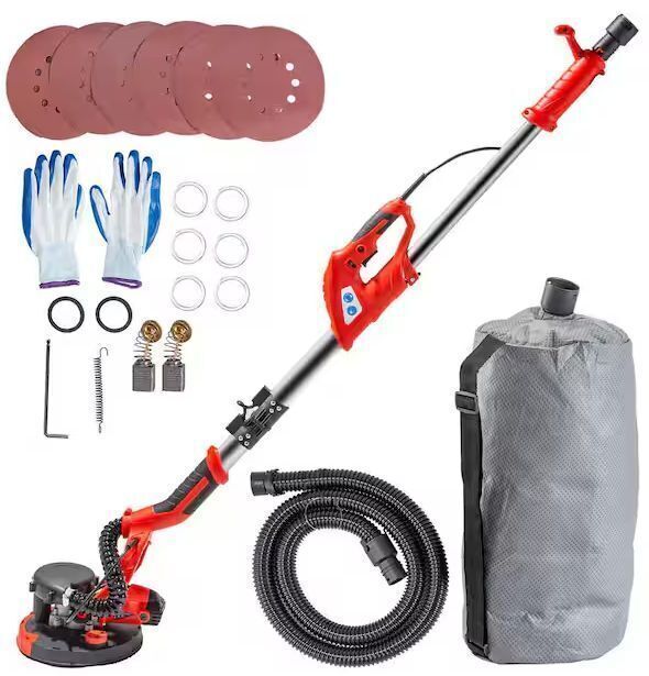 VEVOR 850-Watt Electric Drywall Sander Variable Speed 800-1750RPM - Image 1 - Lot 141JF