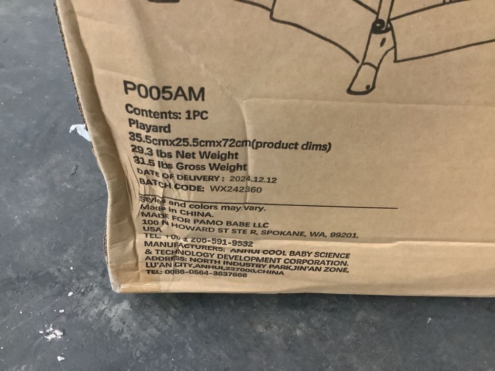 Pamo Babe Deluxe Nursery Center Playpen - Image 3 - Lot 143JF