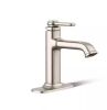 KOHLER Numista Single-Handle Single Hole Bathroom Faucet in Vibrant Brushed Nickel - Thumbnail 1