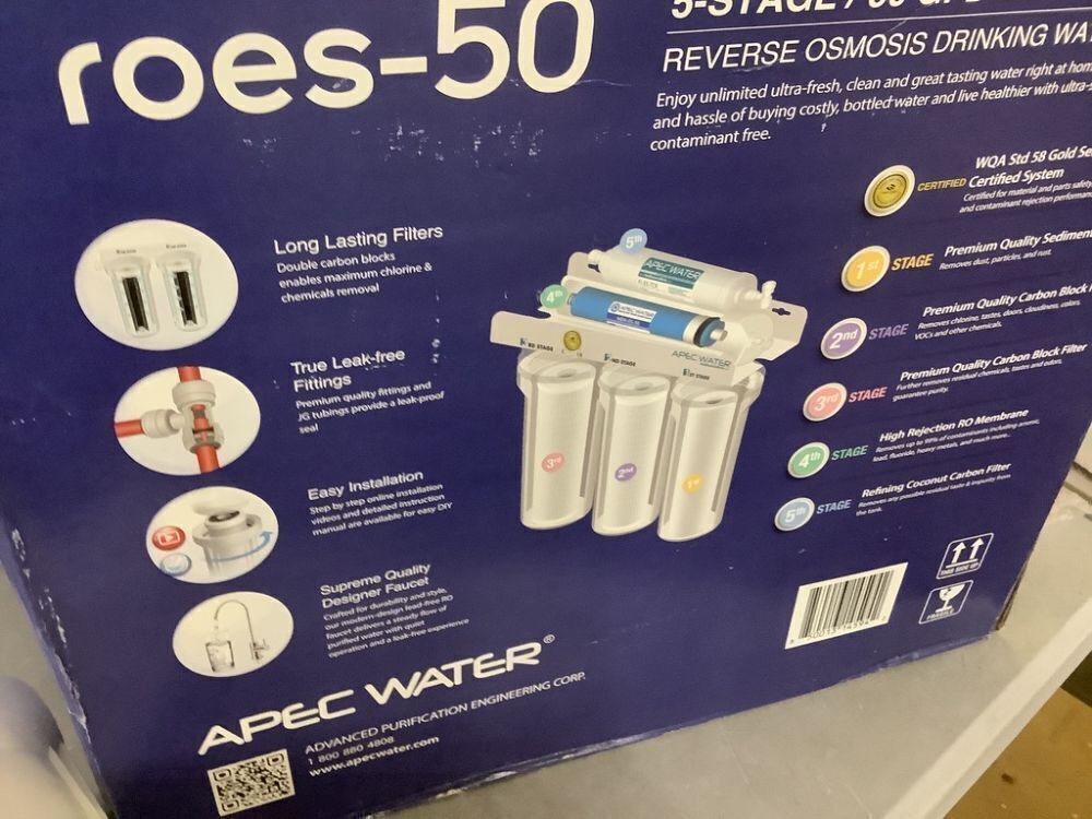 APEC Water Systems ROES-50 Reverse Osmosis Water Filter System - Image 8 - Lot 149JF