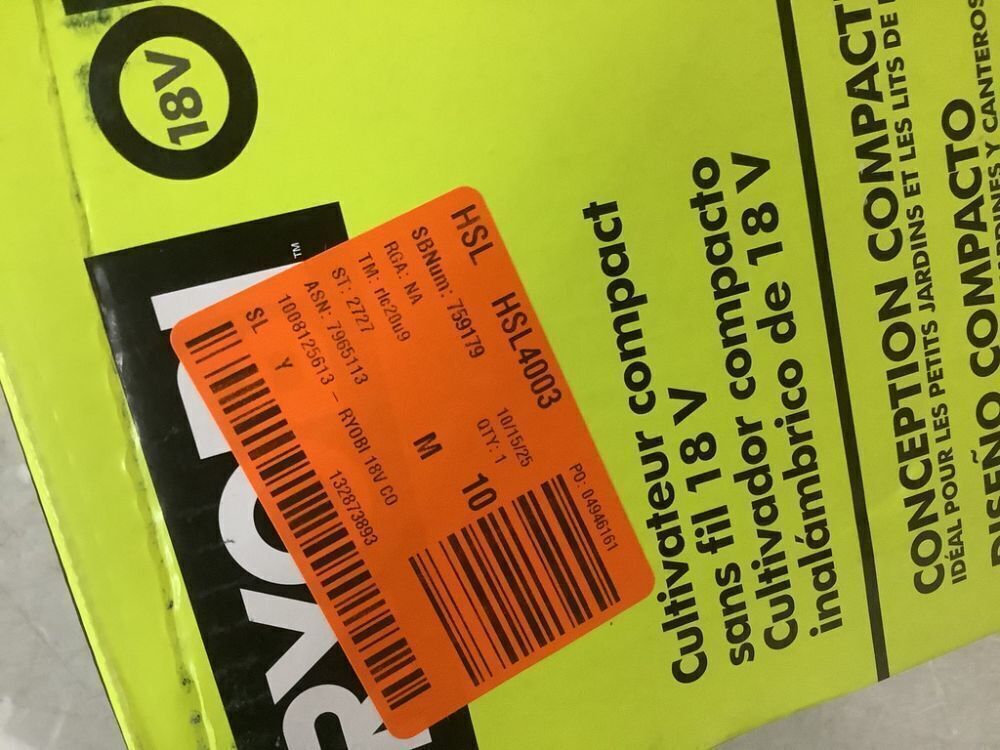 RYOBI ONE+ 18V Cordless Compact Battery Cultivator (Tool Only) - Image 6 - Lot 150JF