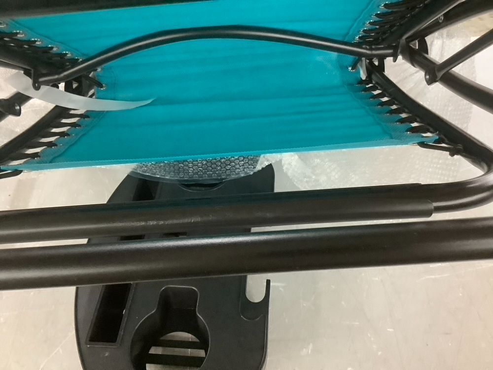 Set of 2 Adjustable Zero Gravity Patio Chair Recliners w/ Cup Holders - Image 4 - Lot 160